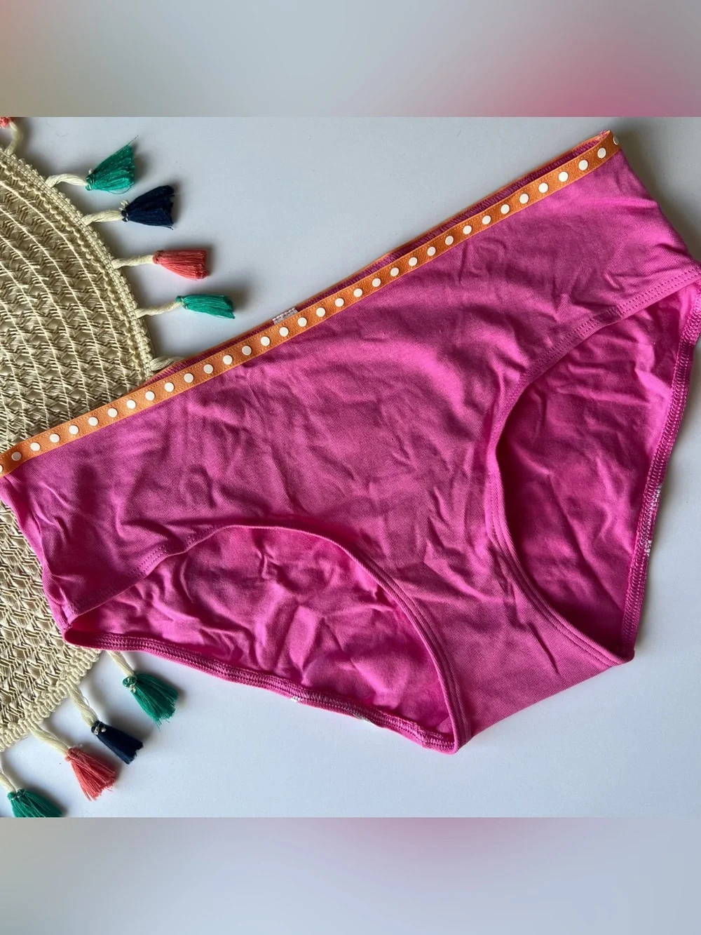 Victoria’s Secret PINK Hipster Panty Love Pink 86 Logo M NEW